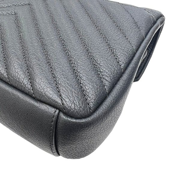 SAINT LAURENT Saint Laurent Monogram College Chain Shoulder Bag 2way Silver M... - Picture 9 of 13